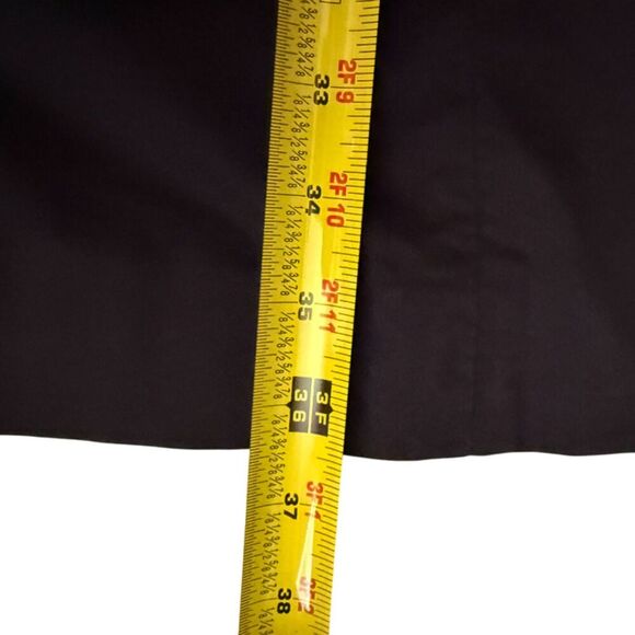 Kate Spade Black Button Down Front 3/4 Sleeve Shirt Dress Size 8 - Picture 12 of 13